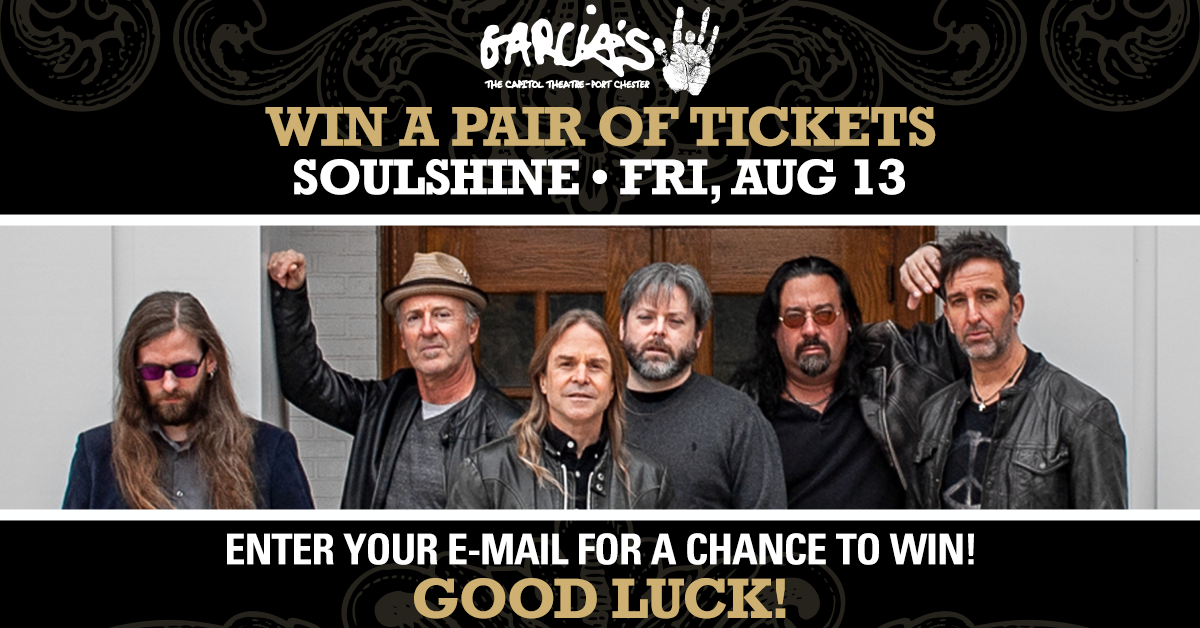 More Info for Enter to Win a Pair of Tickets to SoulShine at Garcia's on FRI, AUG 13