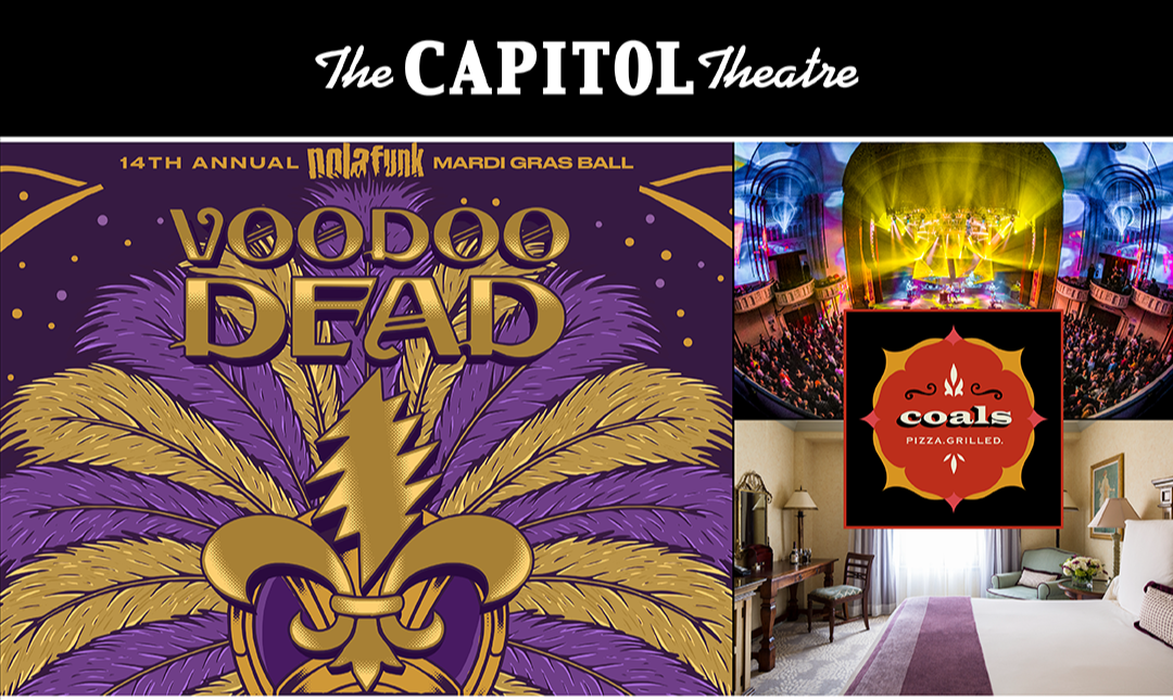 More Info for Enter to Win 2 GA Tickets to Voodoo Dead, Dinner for 2 at Coals, and a Deluxe Town View Room at Delamar Greenwich Harbor!